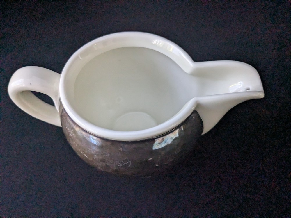 WMF Germany Silver Plated Sugar & Creamer Set Art Deco