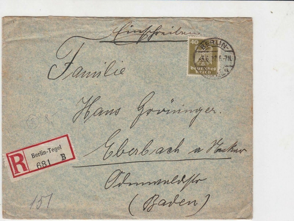 german 1927 stamps cover  ref 18838
