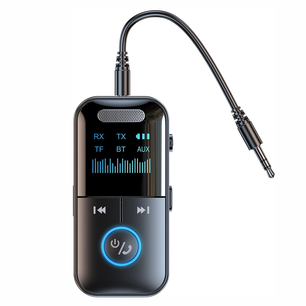 4In1 Bluetooth Audio Adapter Wireless Receiver Transmitter MP3 Player 3.5mm Aux