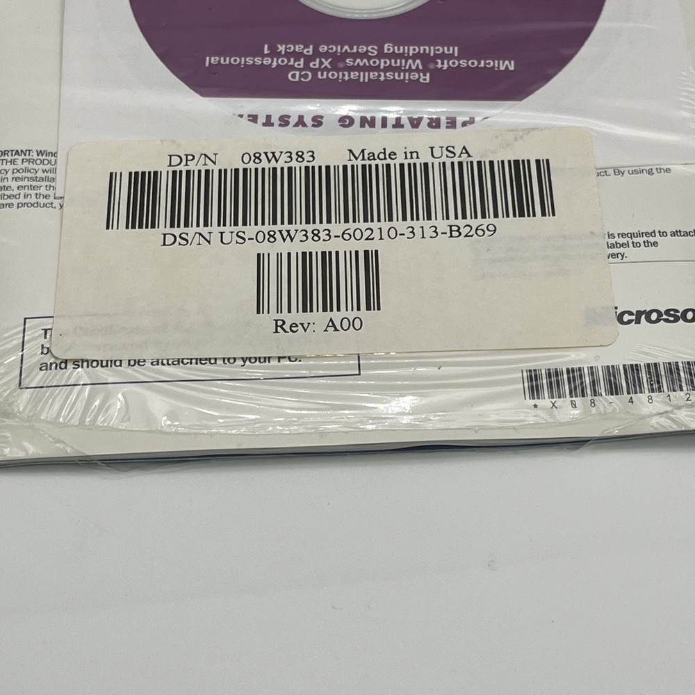 Microsoft Windows XP Professional Upgrade Version 2002 New With Key SEE DISCRIP.