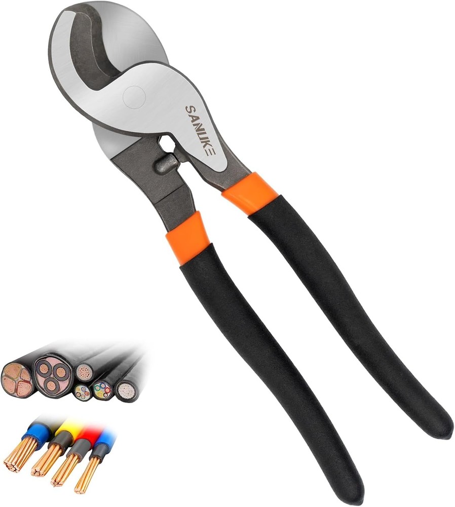 10 Inch Cable Cutters, Sanuke High Leverage 10" cable cutter, Copper