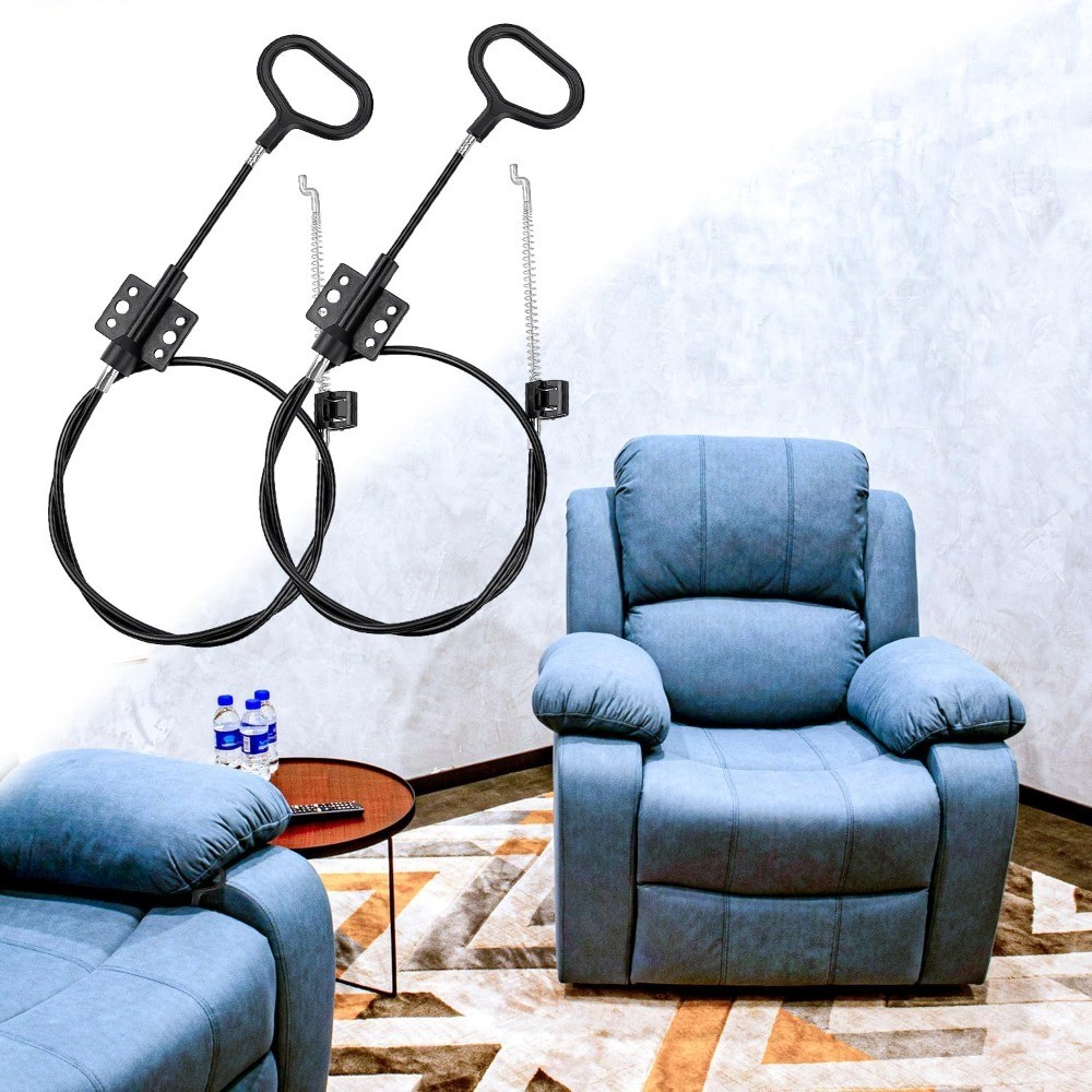 Sofa Recliner Cable Replacement Pull Handle with S Tip D Ring for Reclined Chair