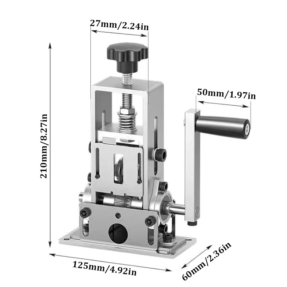 Manual Electric Wire Stripping Machine Cable Stripper Crank Scrap Copper Cutter