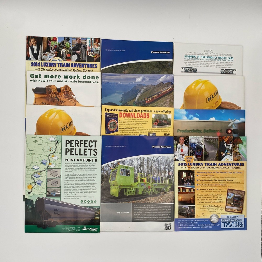 Trains Magazine 12 Issues 2014 (Complete Year 2014)