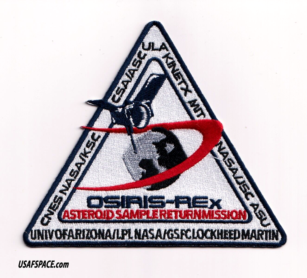 OSIRIS-REX-ASTEROID SAMPLE RETURN MISSION-CNES-NASA-ULA-SPACE Mission PATCH