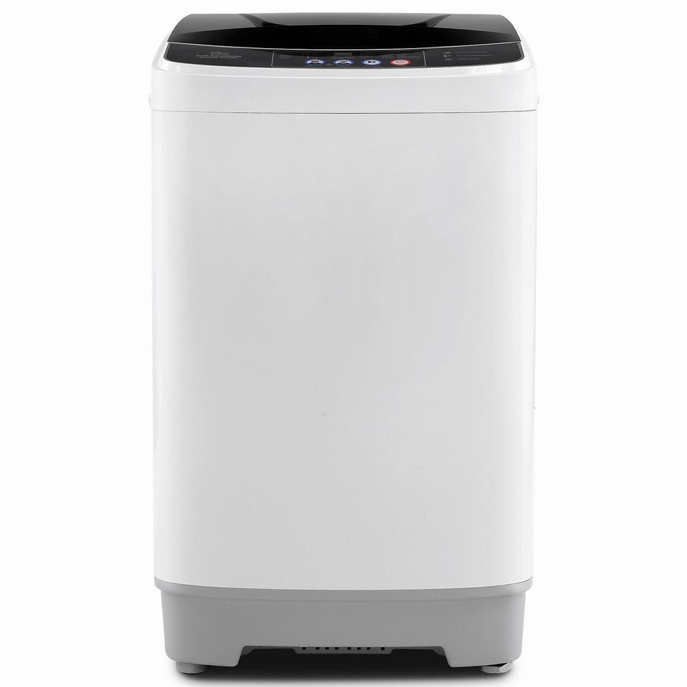 Portable Washing Machine 15.6lbs Full-Automatic Compact Washer w/10 Programs U.S