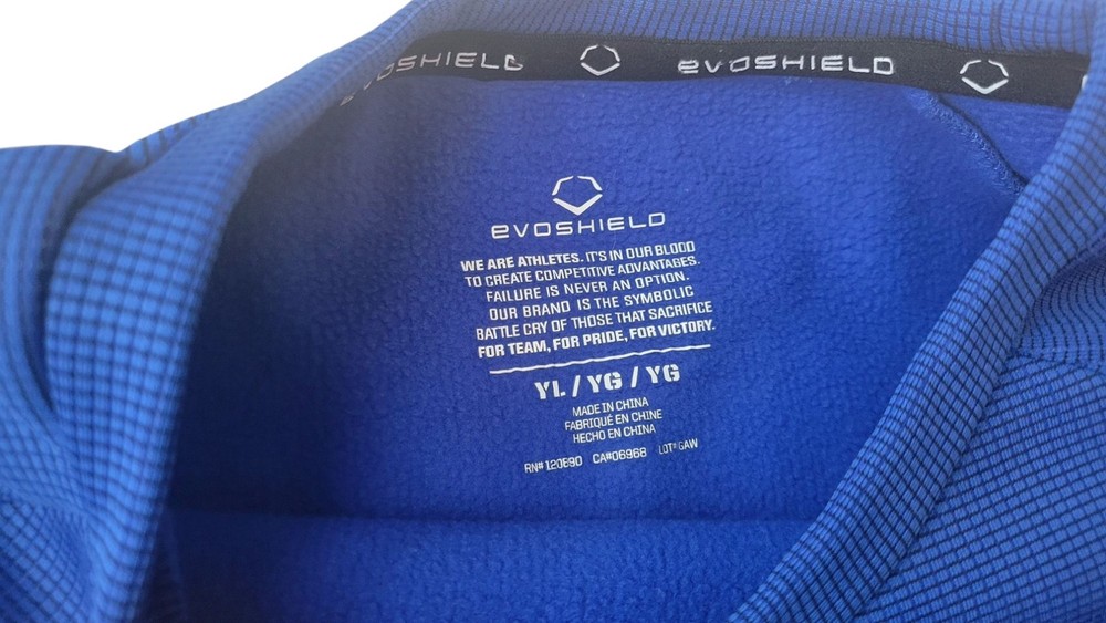 Evoshield Heater Pullover Sz Boys Youth L