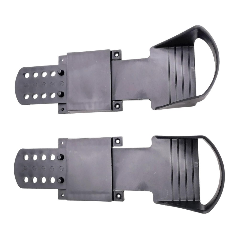 2x Rowing Machine Pedals Elliptical Machine Pedals Multifunction Lightweight Non
