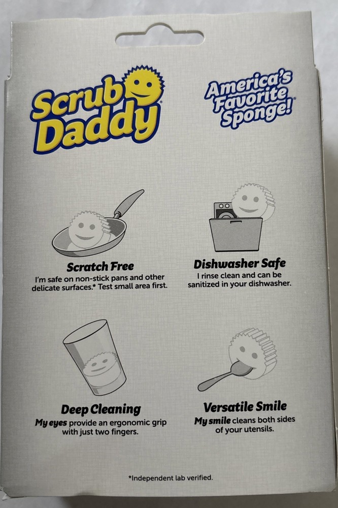 Scrub Daddy STYLE COLLECTION Non-Scratch FlexTexture Dish Sponge GREY