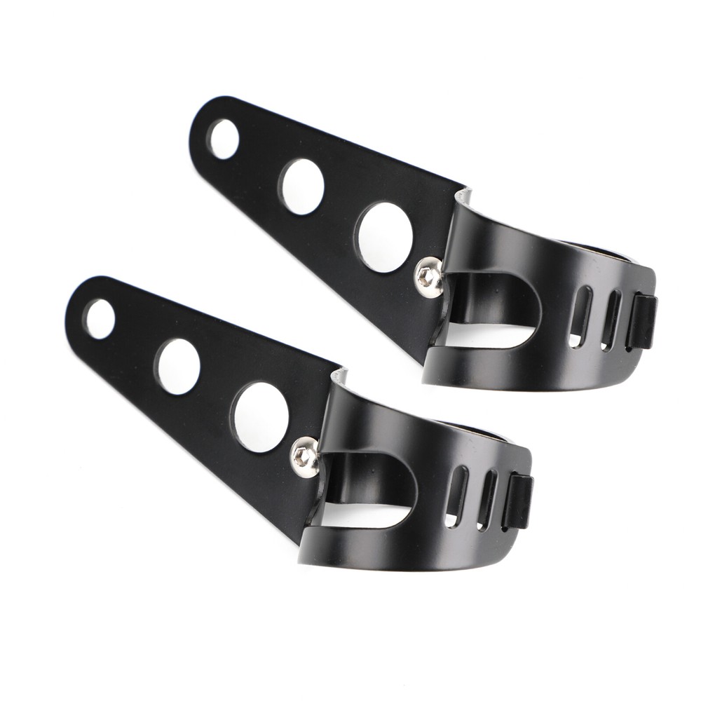 43-50mm Fork Black Headlight Bracket Universal Headlamp Mount Holder Motorcycle