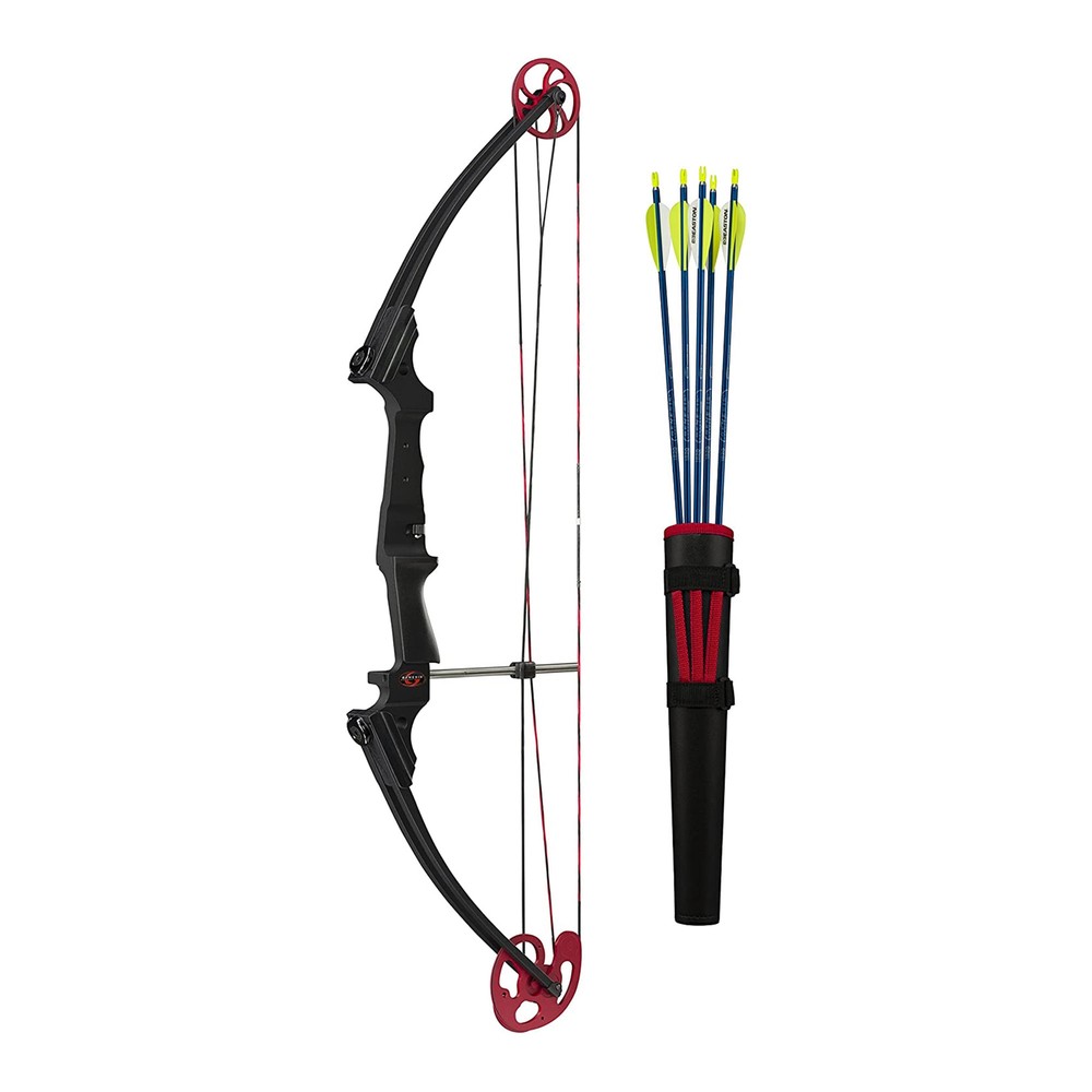 Genesis Archery 12239 Original Black Compound Training Bow Kit, Left Handed