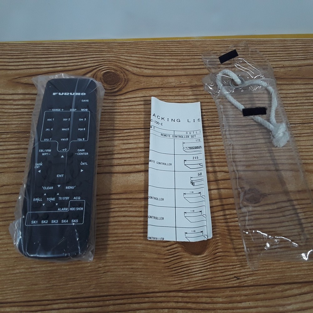 Furuno Remote Control RMC-100 Stickers Sleeve Instructions