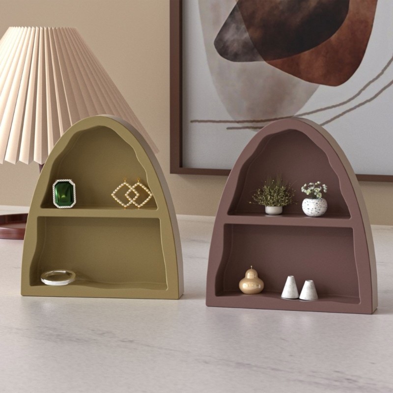 Double Section Arch Mould for Epoxy Resin Projects Storage Organization