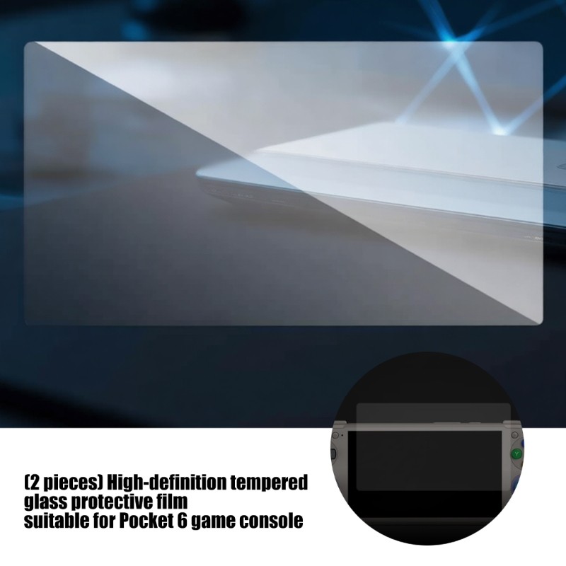2pcs Tempered Film Console Screen Protector Scratchproof for Retroid Pocket 6
