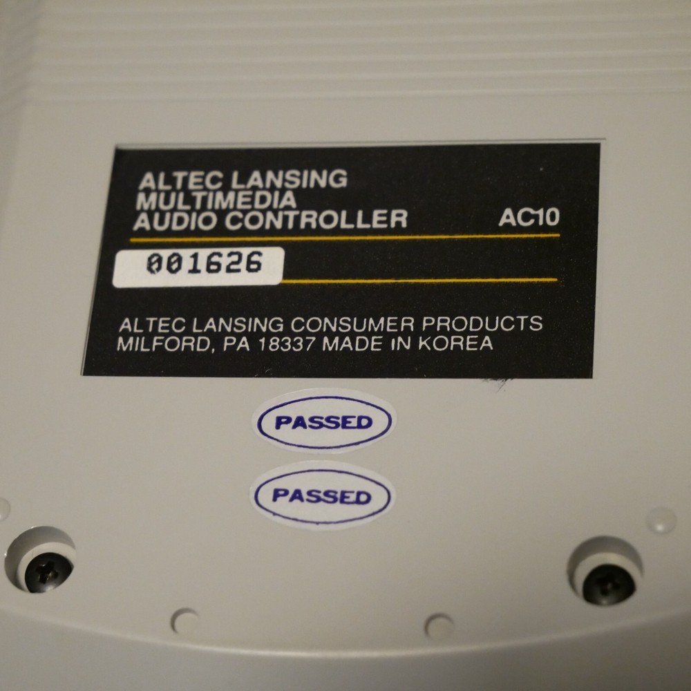 Rare 1994 Vintage Altec Lansing Computer Audio Controller AC10 with original box