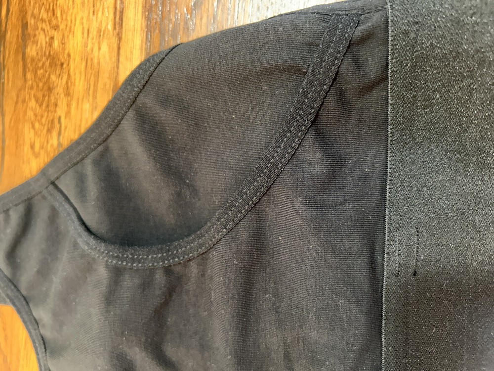 NWT Lupantte Adjustable Strap Nursing Bra, Black Size Medium