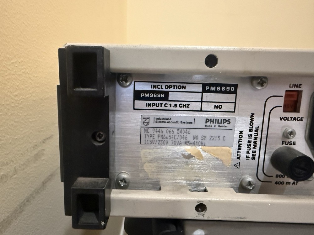 Philips PM 6654C programmable high resolution timer/counter 2ns single shot