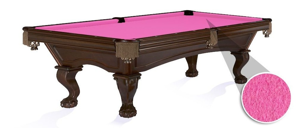Championship Pool Table Cloth - Titan Brites - Brite Pink 9FT