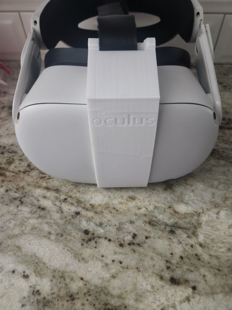 3D Printed Top Buckle Replacement compatible with Meta Quest 2 - Top strap fix