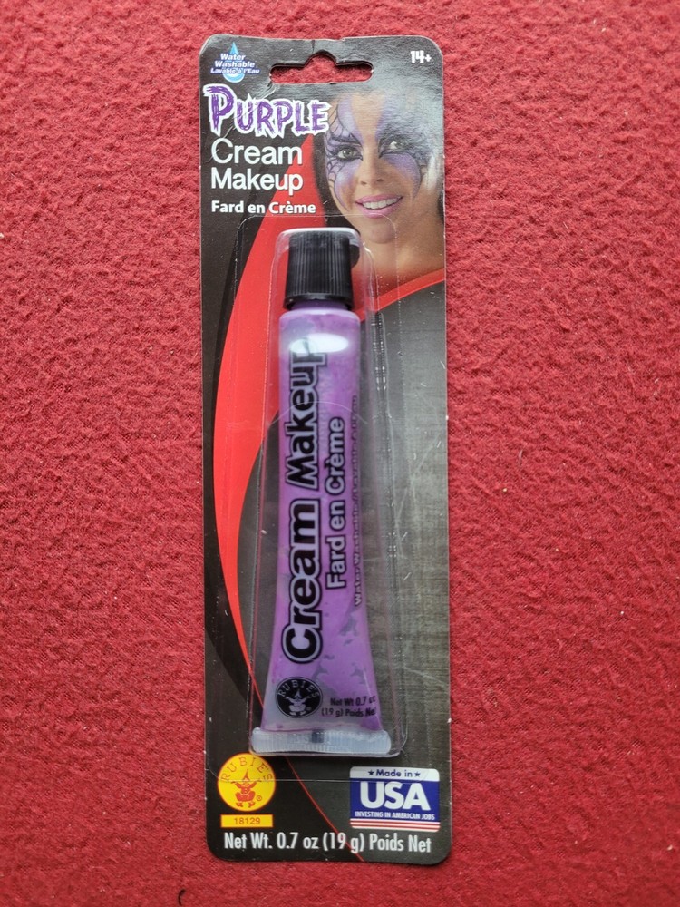 Halloween Purple Cream Makeup