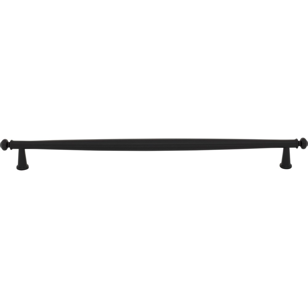 Top Knobs TK3196BLK Coddington Pull 12" (c-c) - Flat Black