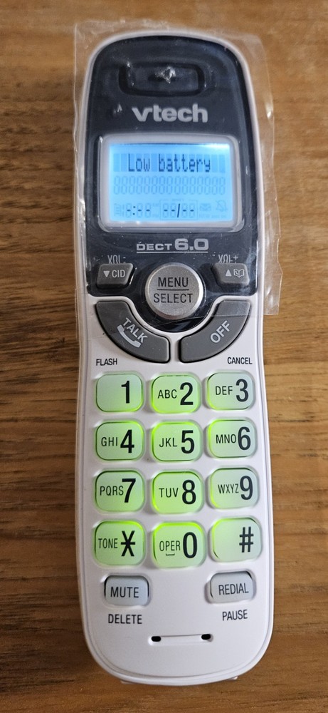 VTech CS6114 Cordless Phone with Caller ID & Call Waiting – DECT 6.0 Technology