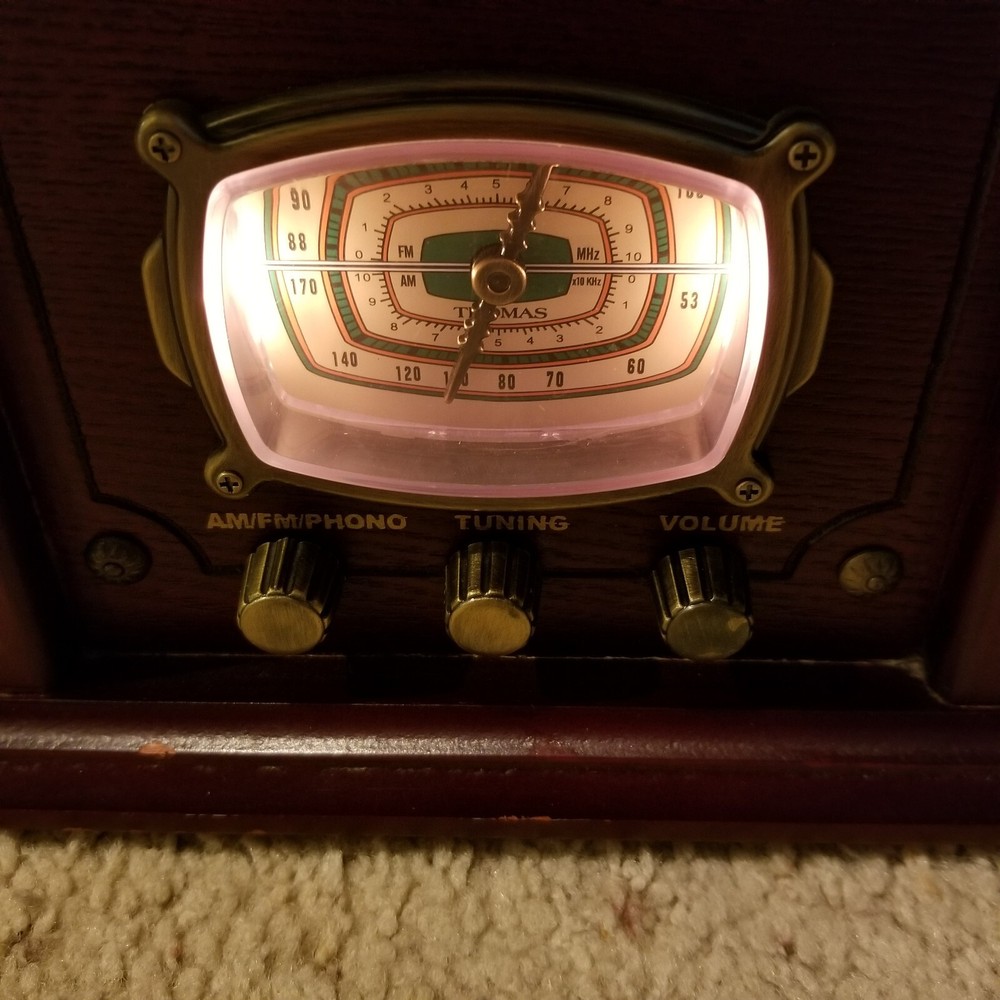 Thomas Pacconi Classics Phonograph & Radio TPC-7475 - Tested & Working