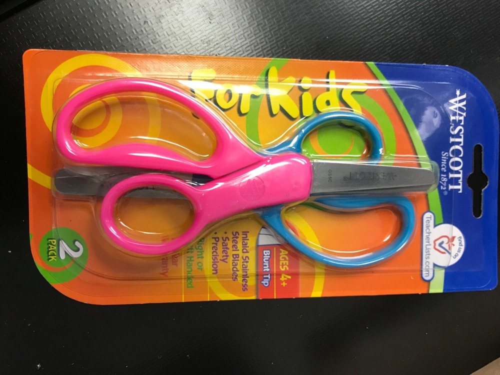Westcott 2 Pack Scissors For Kids NEW