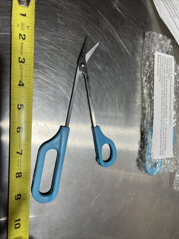 Easy Grip Angled Scissors 2 Pack New In Box