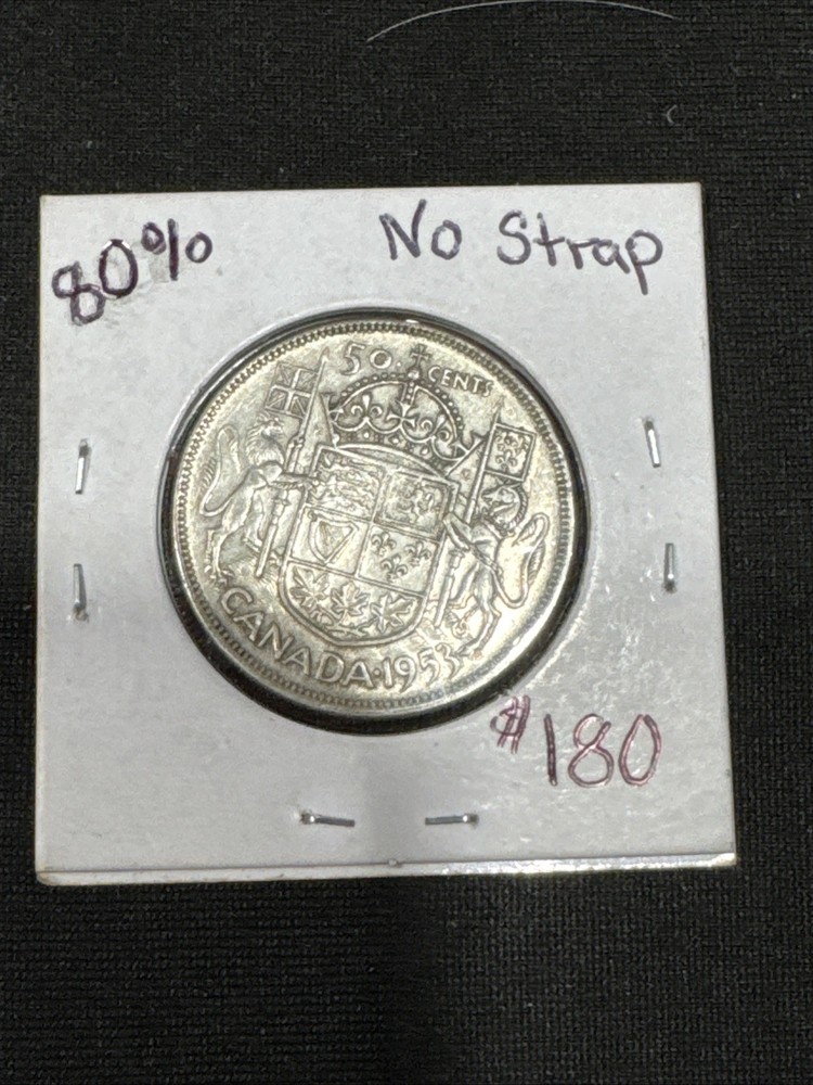 1953 Canada Silver Half Dollar