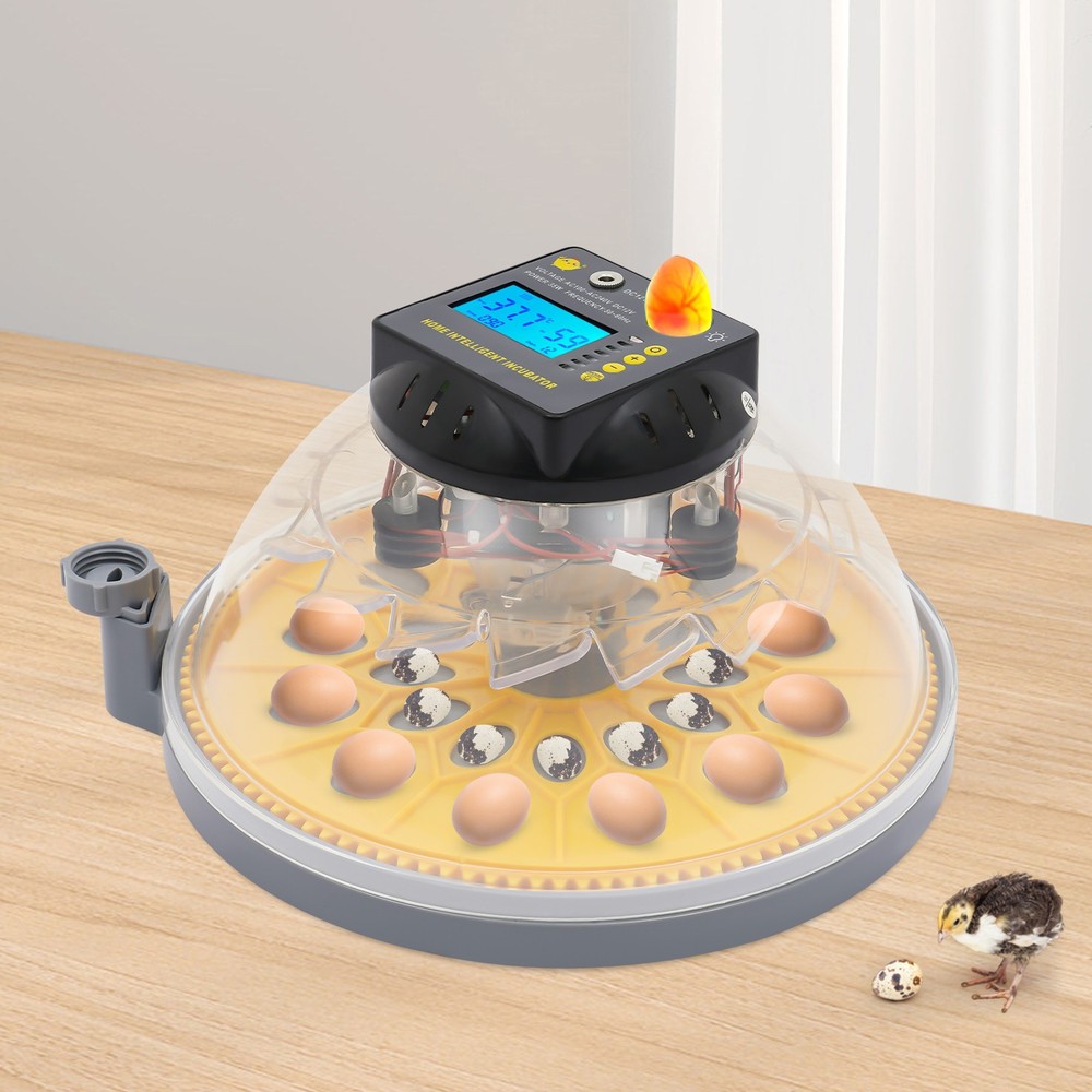 Egg Incubator with Automatic Turning & Humidity Control for Hatching Eggs