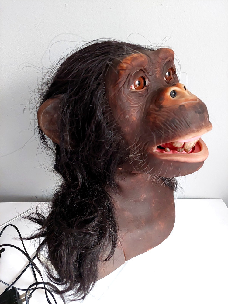 Sharper Image WowWee Alive Chimpanzee Monkey Ape Animatronic Remote Works