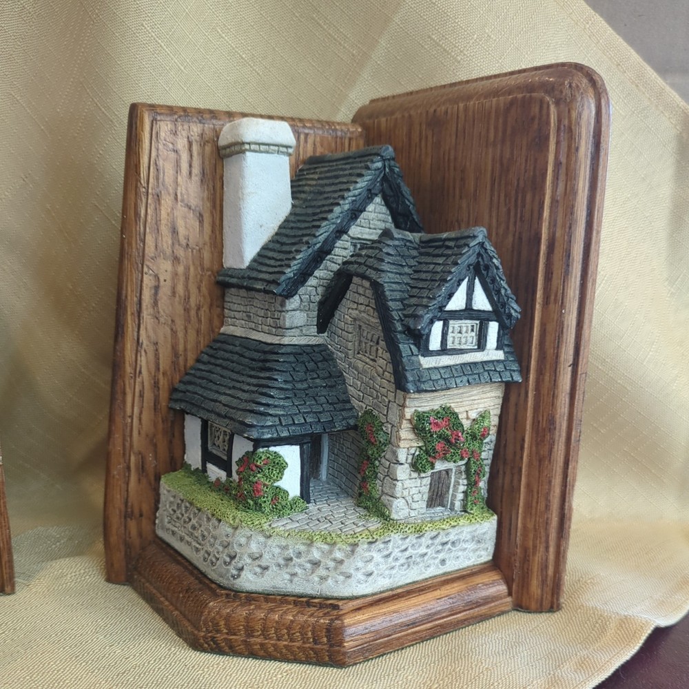 Vintage David Winter Bookends "The Printer and The Printer", 1990