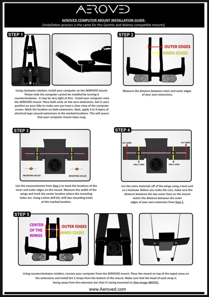 AERODYNAMIC COMPUTAR MOUNT (FOR GARMIN)