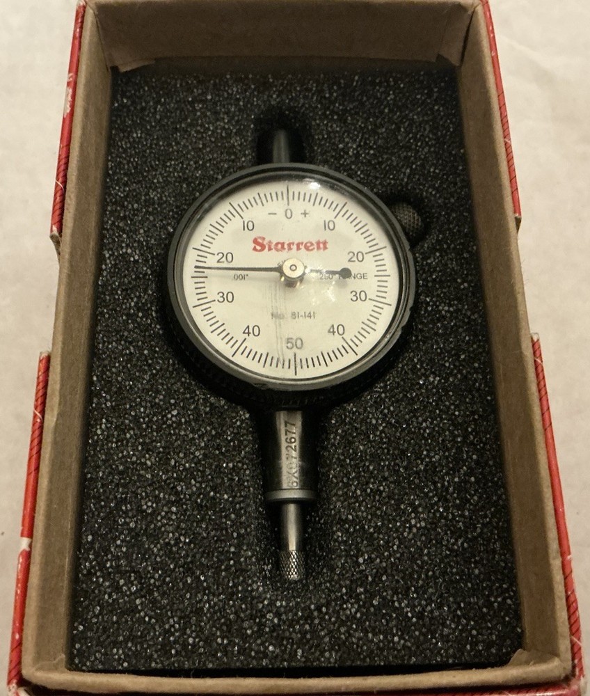 1. Starrett No. 81-141 Dial Indicator