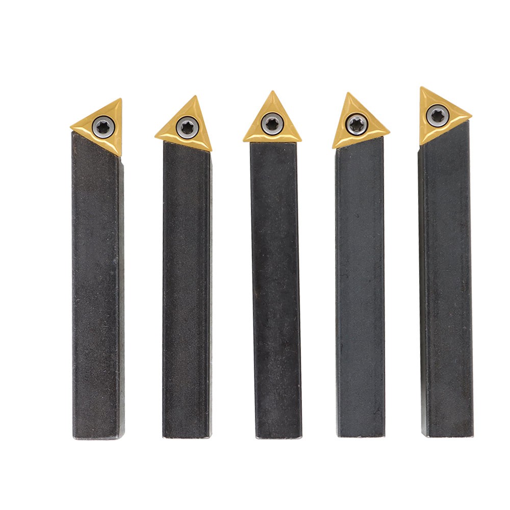 5-piece 1 / 2 "lathe indexable carbide insert + turning tool bit holder kit