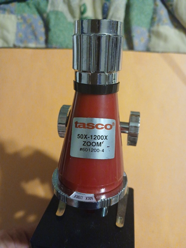 TASCO Discovery Workshop Microscope Set w/ Case & Projector Hood 1991