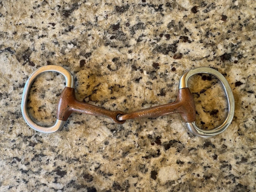 Eggbutt Snaffle Bit Stainless Copper Mouthpiece