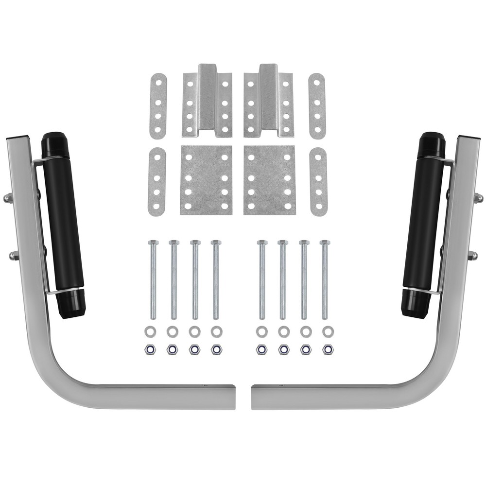 Heavy Duty Boat Trailer Roller Guide-On System 97° Bend Adjustable Kit