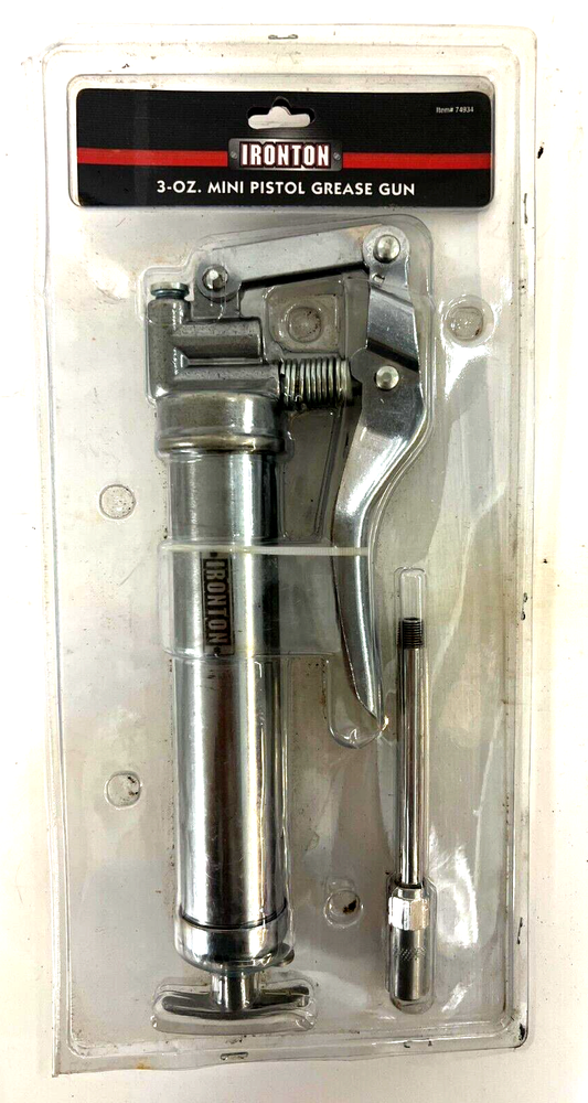 IRONTON MINI PISTOL GREASE GUN 3oz