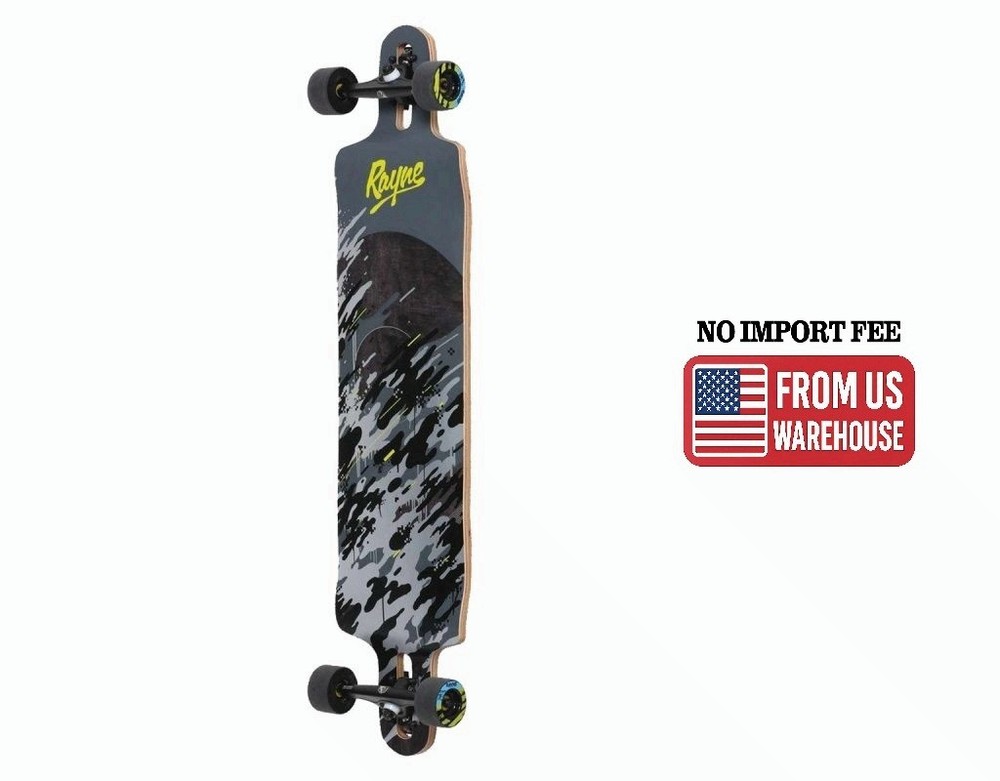 Rayne Longboards Demonseed Longboard Complete 42" Wave Camo