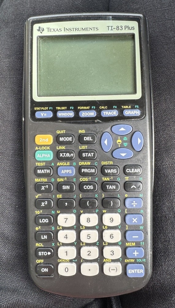 Texas Instruments TI-83 Plus Graphing Calculator | Tested | Works | Maths School