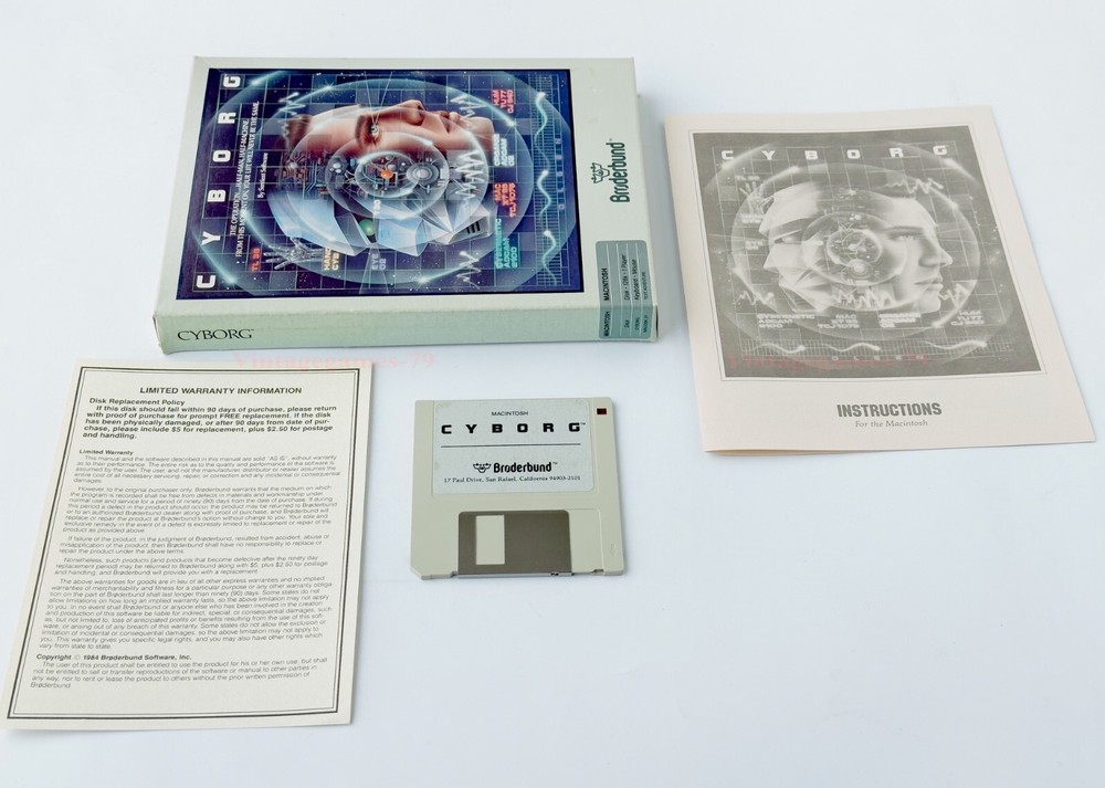 Cyborg - Broderbund - 1984 / Macintosh