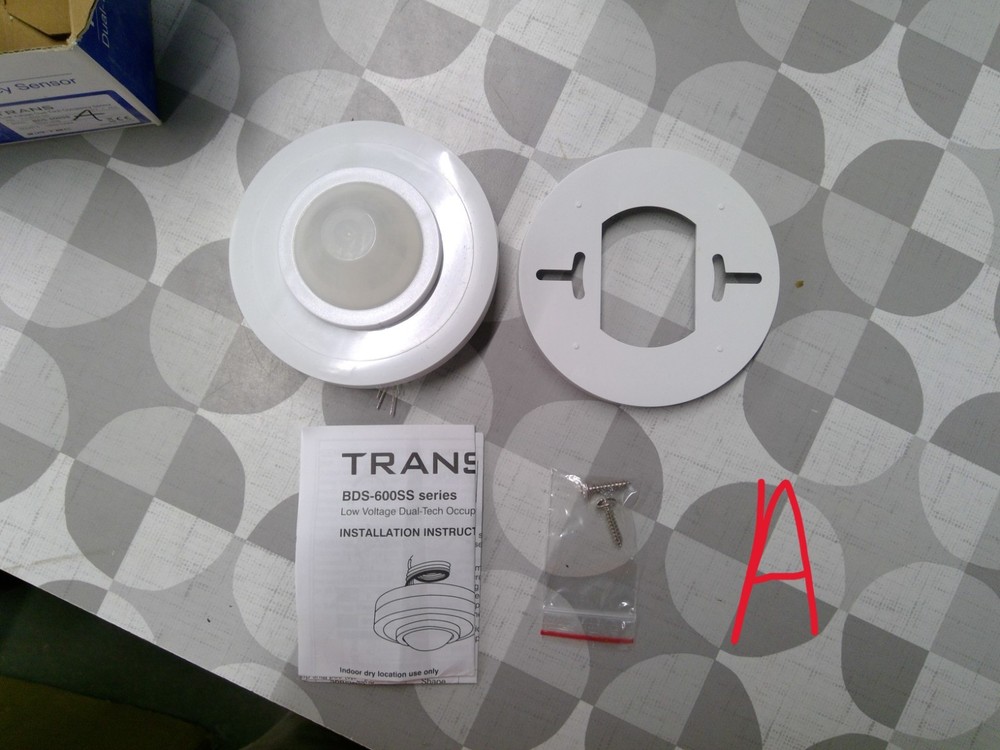 Trans Dual-Tech Occupancy Sensor BDS-600SS (Lense A) *FREE SHIPPING*