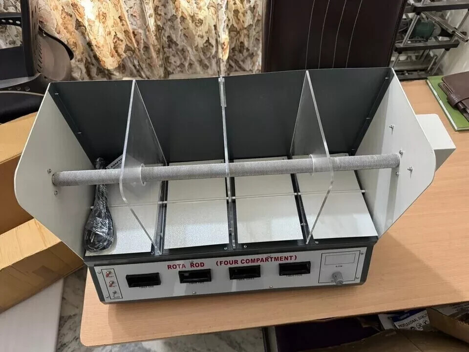 Digital Rota Rod Apparatus (4 Compartment), 100% Quality check