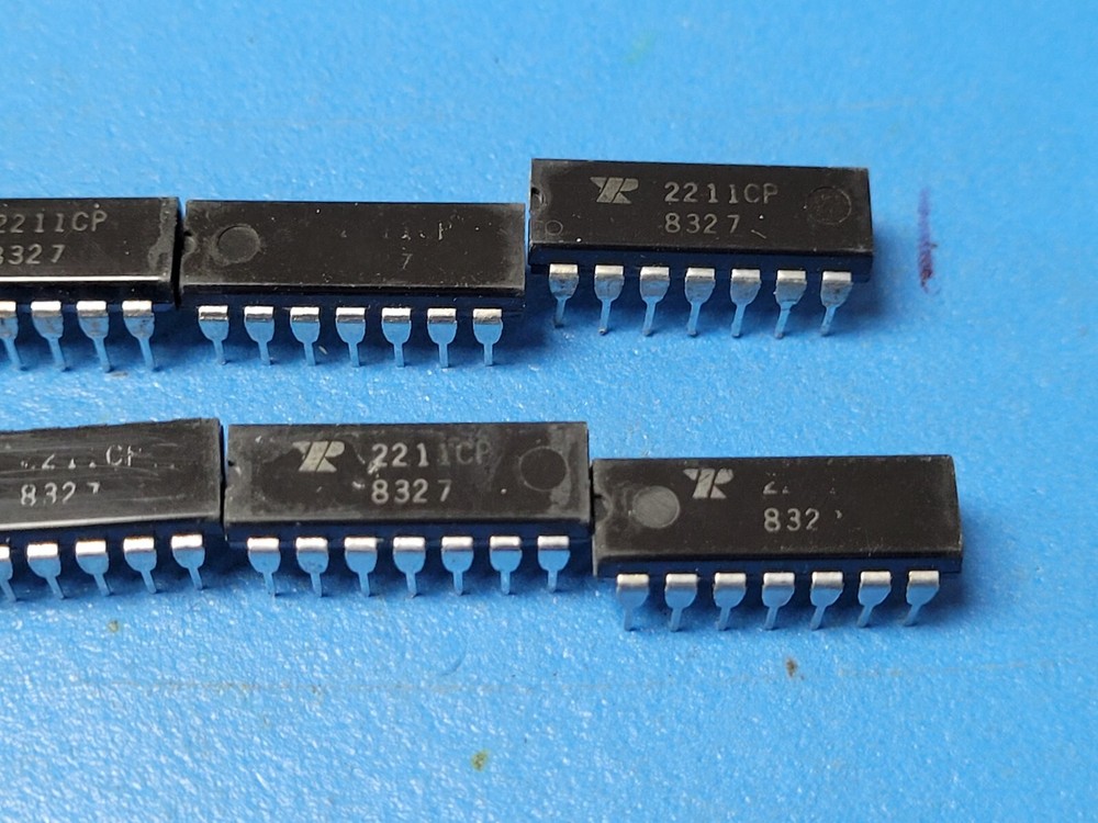 (5 PCS) XR2211CP EXAR/RAYTHEON Tone Decoder Circuit, Bipolar, PDIP14