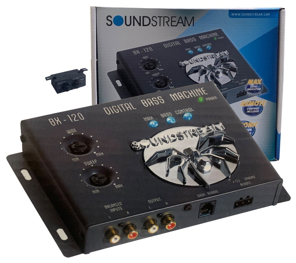 SoundStream Black BX-12 Digital Bass Reconstruction Processor Epicenter