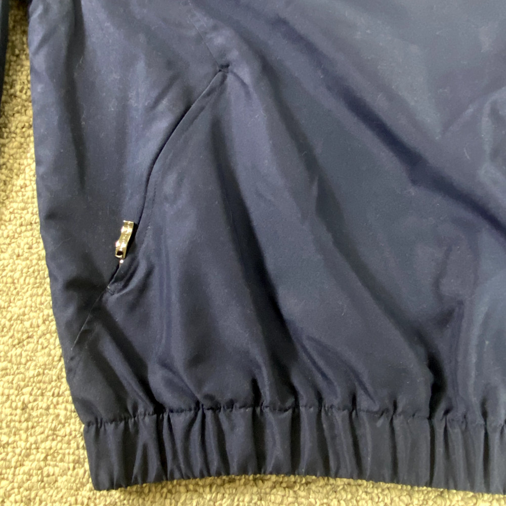 Grand Slam Jacket Mens Medium Blue Zip-Off Arms V-Neck Pockets Lining Pullover