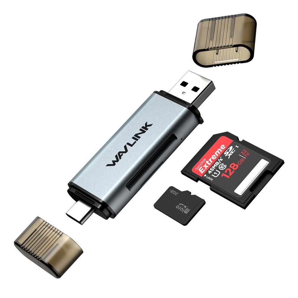 SD Card Reader USB C/USB3.0 to Micro SD Memory Card Reader Adapter for TF SD