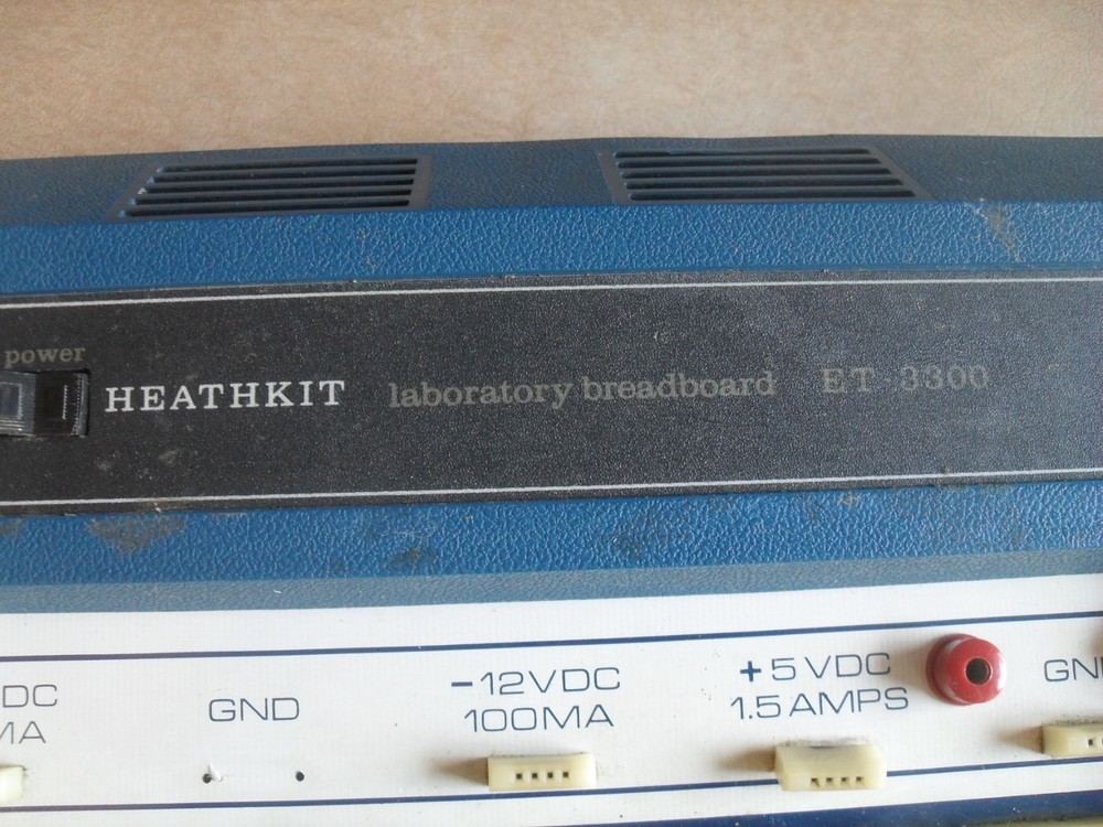 Vintage Heathkit Laboratory Breadboard Model ET-3300 - Powers On